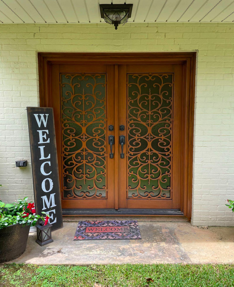 Premier Iron Doors USA Made Custom Iron Entry Door Tuscan Design