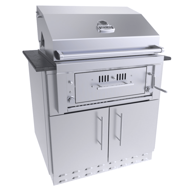 Sunstone Metal Products Hybrid Grills - 28" Drop in Charcoal Grills