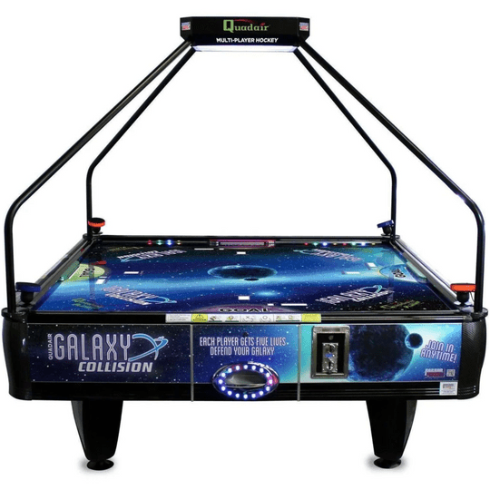 Barron Games Quadair Hockey Table - Galaxy Collision