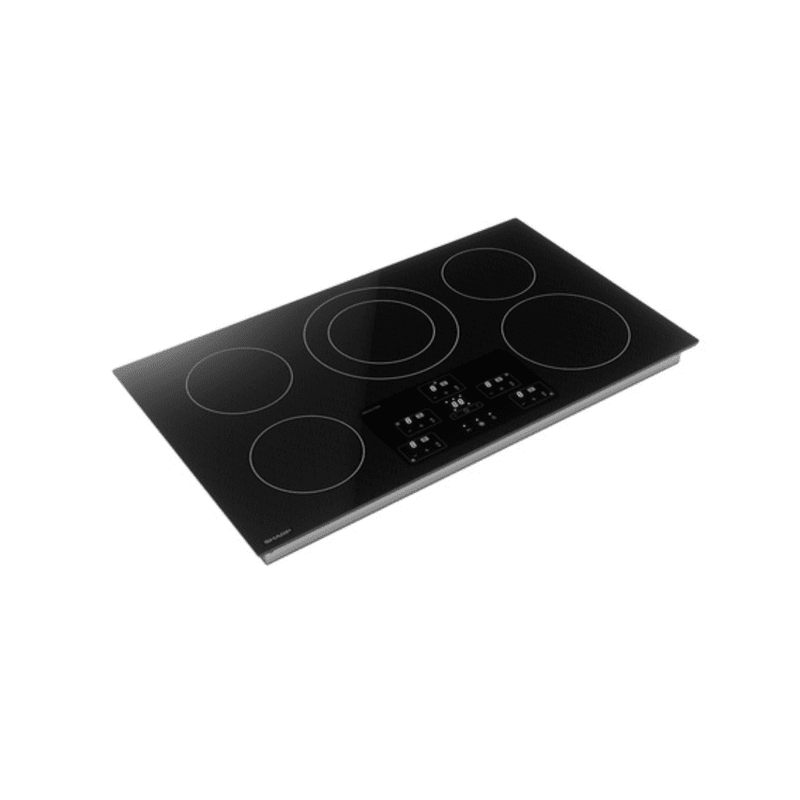 Sharp USA 36 in. Width Cooktop, European Black Mirror Finish Made with Premium SCHOTT Glass - SDH3652DB