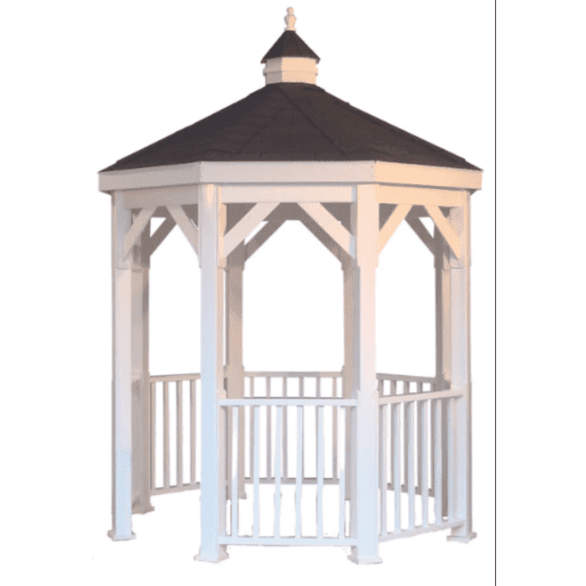 Amish Country Gazebos Vinyl Gazebo-In-A-Box KIAB-VGIB