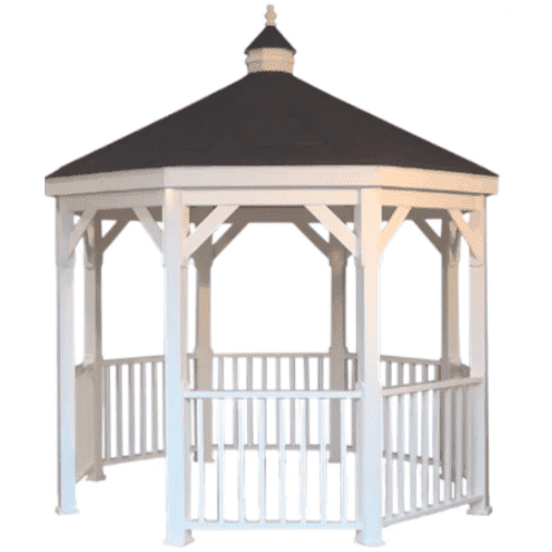 Amish Country Gazebos Vinyl Gazebo-In-A-Box KIAB-VGIB