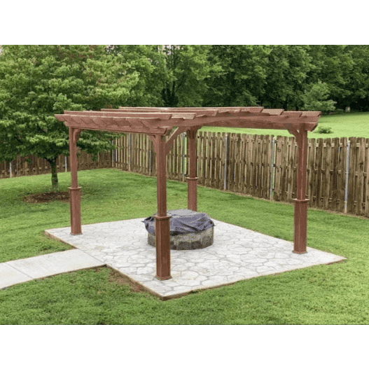 Amish Country Gazebo Pergola-in-a-Box 12x14 KIAB-PIB