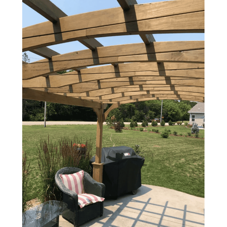 Amish Country Gazebo Pergola-in-a-Box 12x14 KIAB-PIB