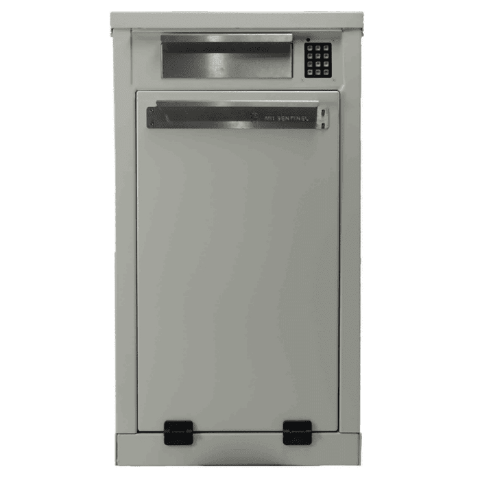 MB Sentinel Box Sentinel Dual Door w/ Letter Slot Straight Sided Cabinet for In Home install - Combination Mail and Package Box - MBS0000172