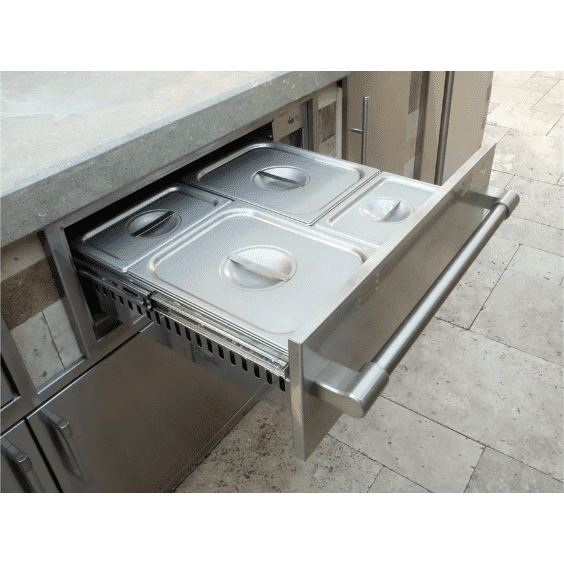 Alfresco 14 Inch Built-In Steam Table Food Warmer - Axefw