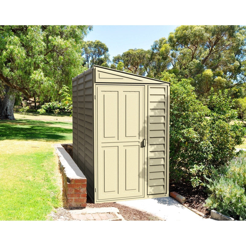 Duramax 4'x8' SideMate Shed with Foundation 06625 - Outdoor Storage - Backyard Provider