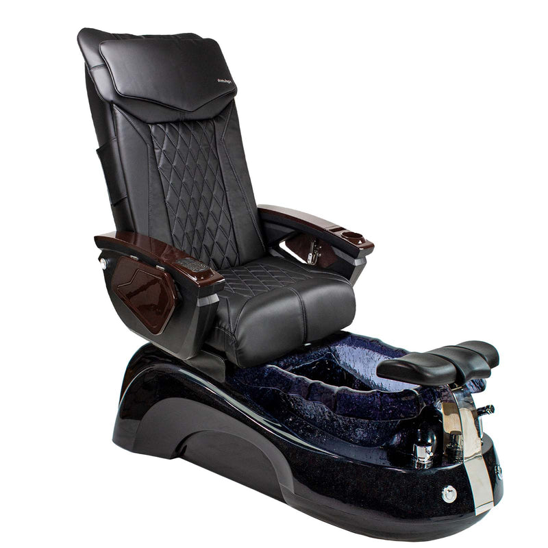 Mayakoba Siena Shiatsulogic LX Pedicure Chair - AYC-SPA-SIENA-LX1807-817BLKGLD-18VBLK