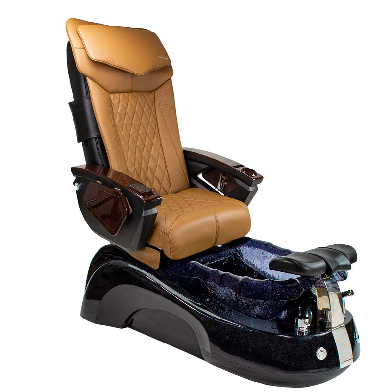 Mayakoba Siena Shiatsulogic LX Pedicure Chair - AYC-SPA-SIENA-LX1807-817BLKGLD-18VBLK