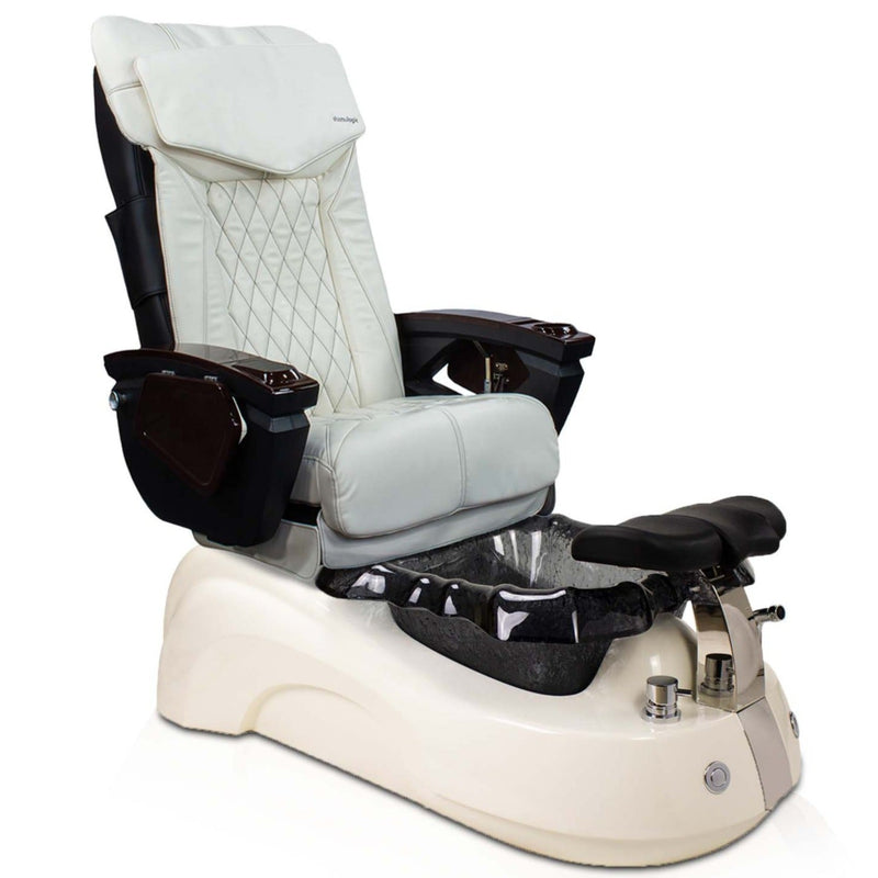 Mayakoba Siena Shiatsulogic LX Pedicure Chair - AYC-SPA-SIENA-LX1807-817BLKGLD-18VBLK