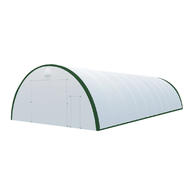 Gold Mountain Single Truss Arch Storage Shelter W30'xL65'xH15' SS000154