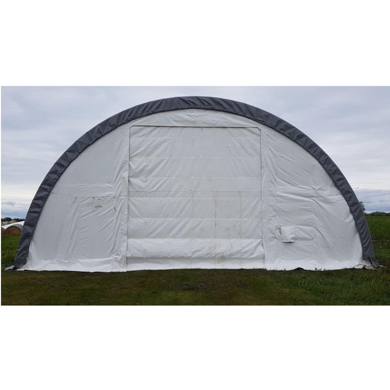 Gold Mountain Single Truss Arch Storage Shelter W30'xL65'xH15' SS000154