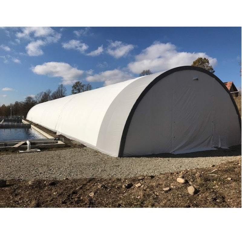 Gold Mountain Single Truss Arch Storage Shelter W40'xL80'xH20' SS000159