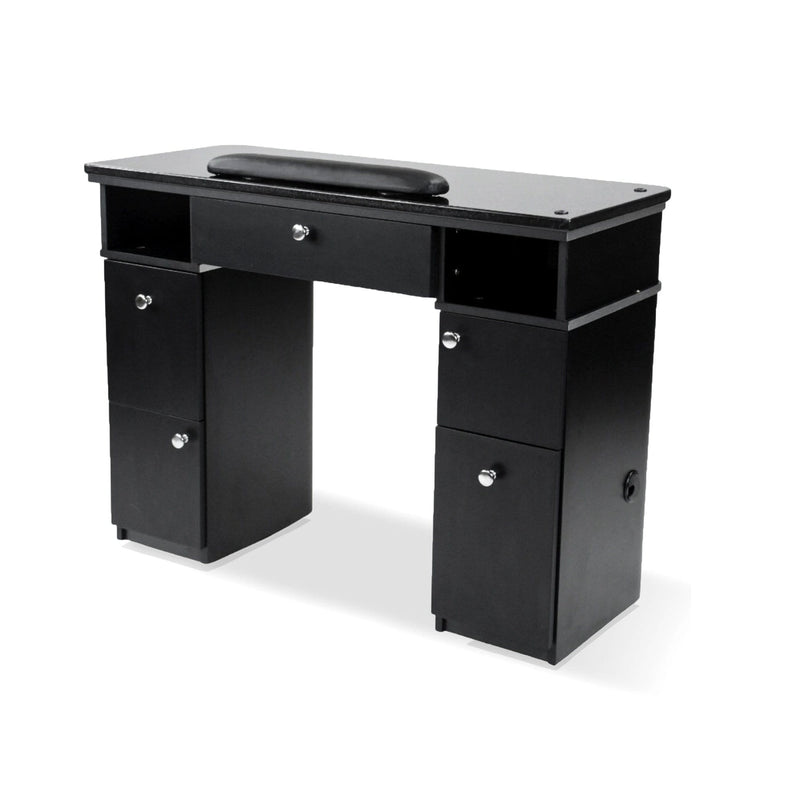 Sonoma Ii Manicure Table in Modern Black - JAT-NTBL-3110-KIT