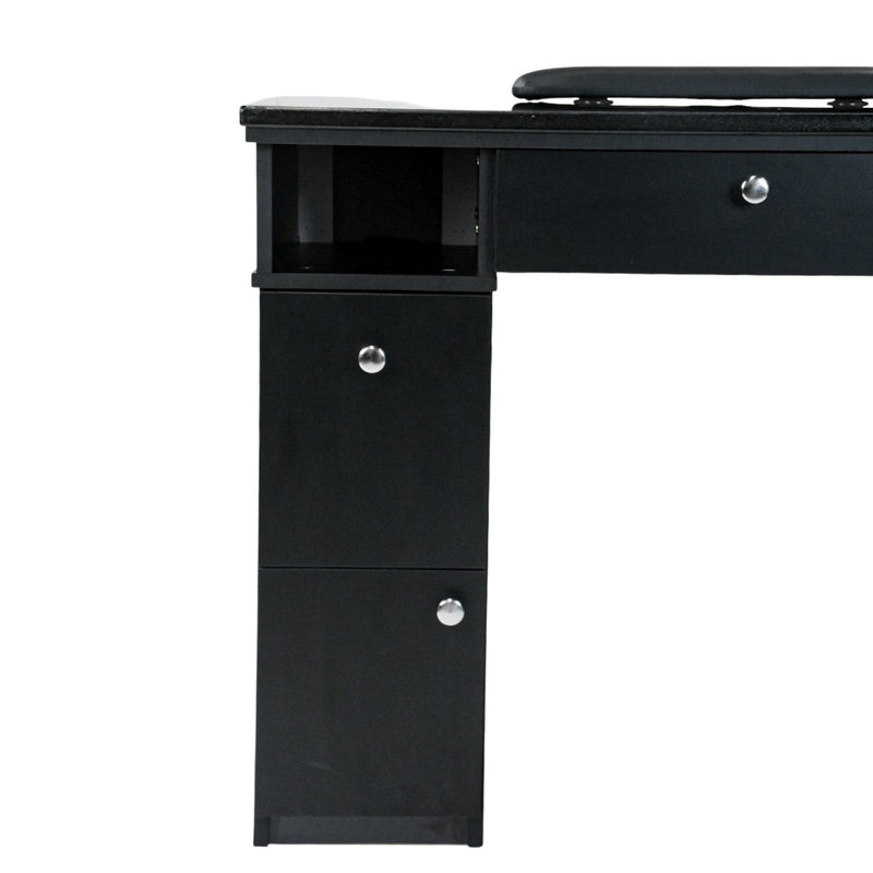 Sonoma Ii Manicure Table in Modern Black - JAT-NTBL-3110-KIT