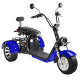 SoverSky T7.1 60V 2000W Fat Tire Electric Trike Scooter - SOV-T71-20AH-RED