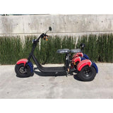 SoverSky T7.0 60V 2000W Fat Tire Electric Trike Scooter - SOV-T70-RED