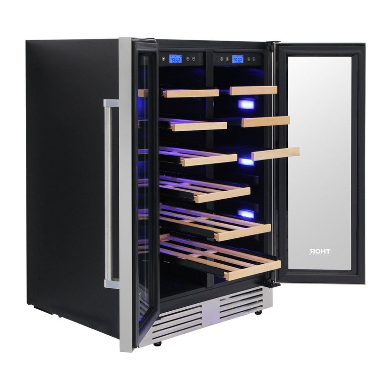 Thor Kitchen 24 in. 21 Bottle & 95-Can Wine Cooler, TBC2401DI