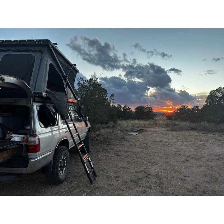 Tuff Stuff Alpine FiftyOne Aluminum Shell Roof Top Tent - TS-1-1800BLK