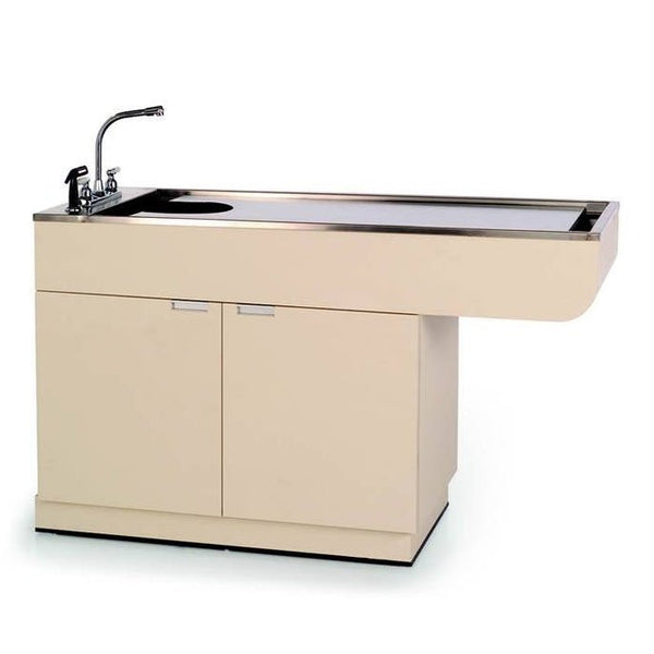 PETLIFT All-Purpose Wet Table 48″ with Cabinet and Knee Space - PL-TWC-800-48