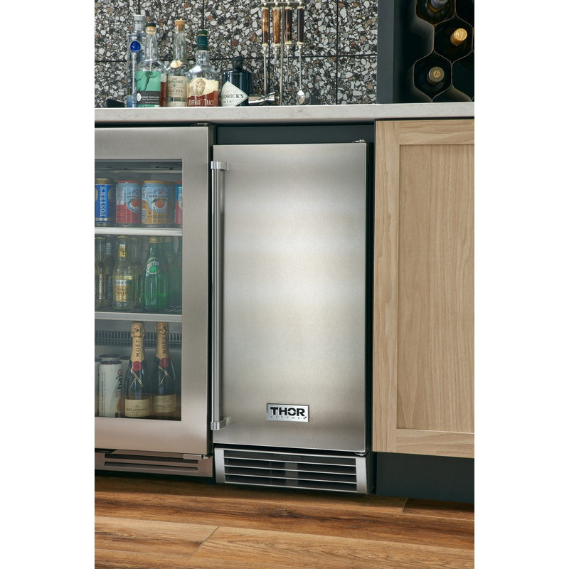 Thor Kitchen 15 inch Built-in 50 lbs. Ice Maker in Stainless Steel, TIM1501