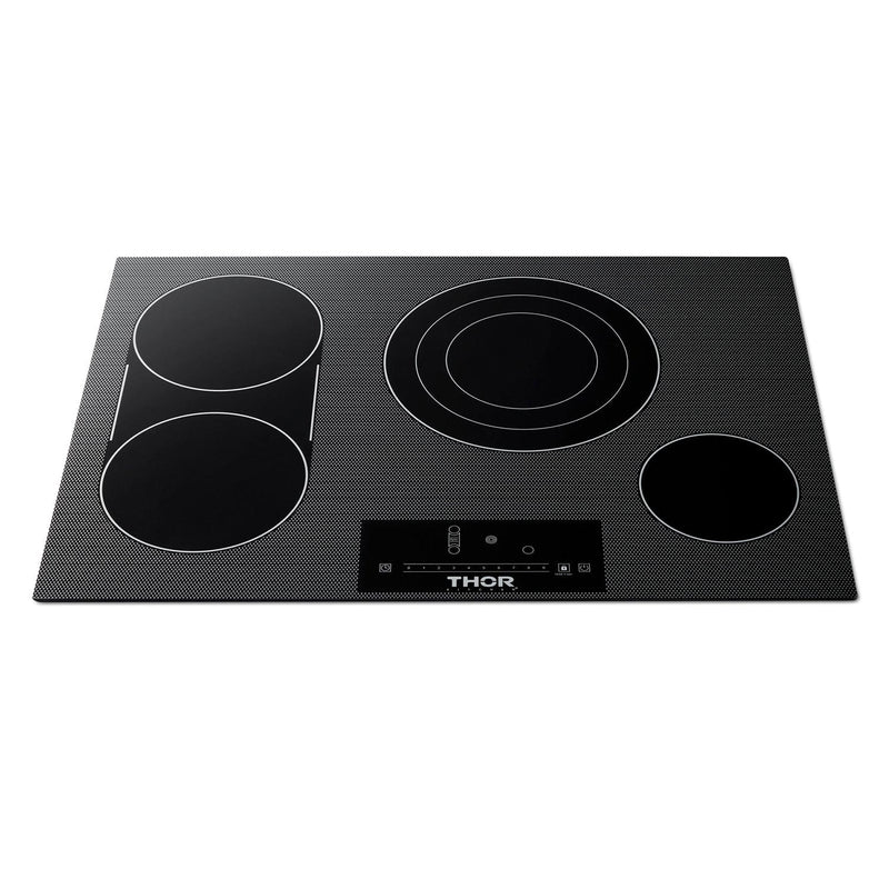 Thor Kitchen 30 In. Professional Electric Cooktop With 4 Burners in Black, TEC30