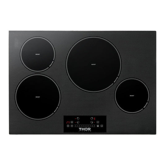 Thor Kitchen 30 Inch Built-In Induction Cooktop with 4 Elements, TIH30