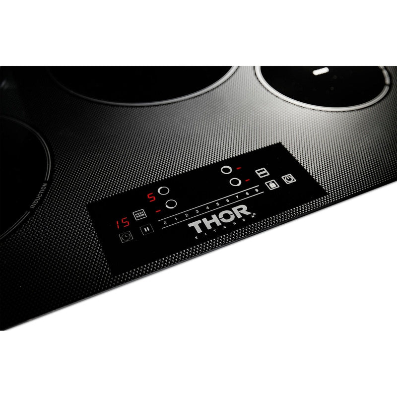 Thor Kitchen 30 Inch Built-In Induction Cooktop with 4 Elements, TIH30