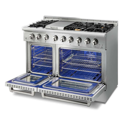 Electric Oven 6.7 cu. ft. Range 48-inch in Stainless Steel