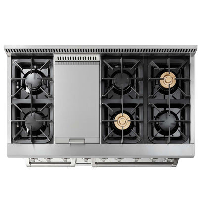 Electric Oven 6.7 cu. ft. Range 48-inch in Stainless Steel