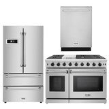 Thor Kitchen Appliance Package - 48 in. Gas Range, Dishwasher, Refrigerator, AP-LRG4807U-2