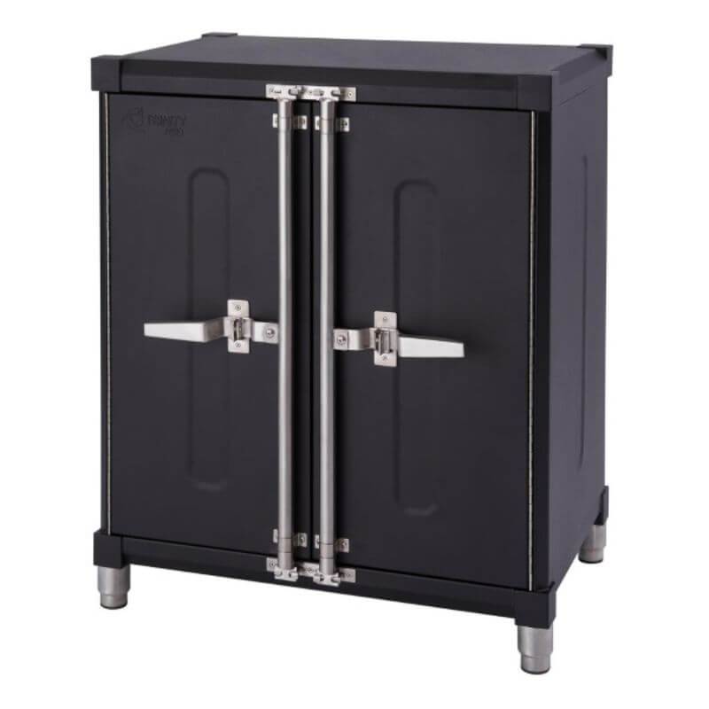 Trinity TSNPBK-0615 4-Piece PRO Garage Cabinet Set | Black - TSNPBK-0615