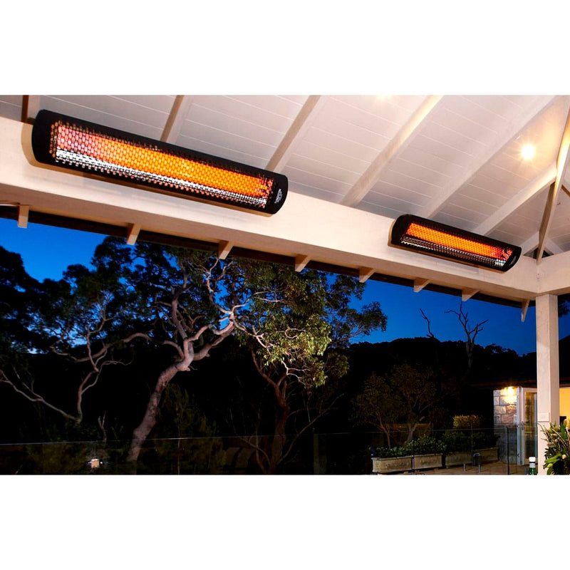 Bromic Tungsten Smart-Heat 2000 Watt Radiant Infrared Outdoor Electric Heater | Black - BH0420030