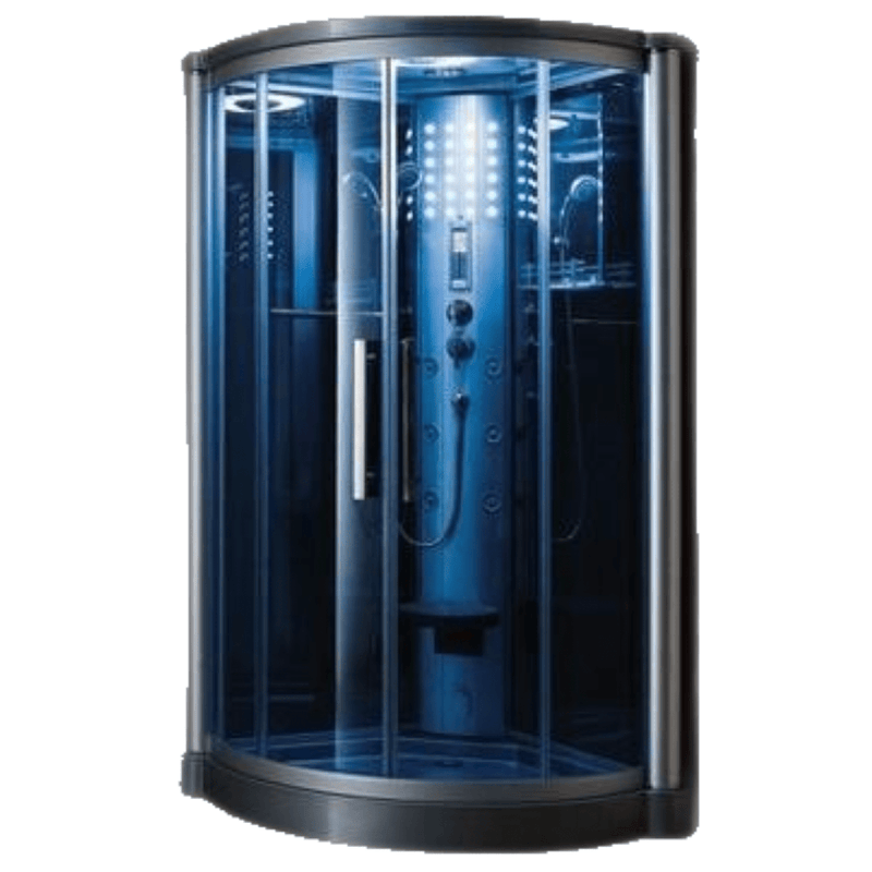 Mesa Steam Shower - Blue Glass - WS-801L