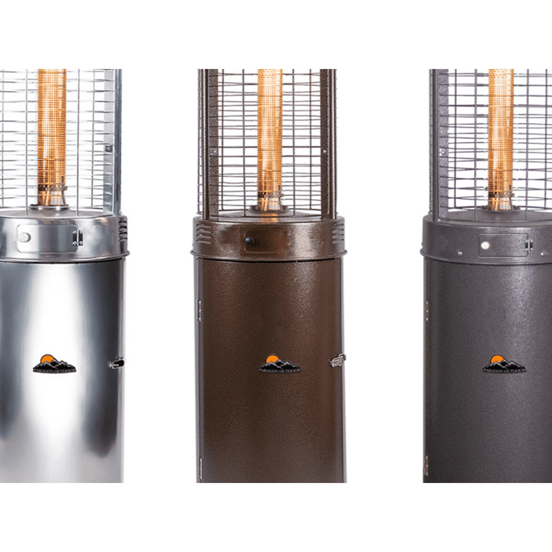 Shine Round Flame Tower Heater, 82.5”, 32,000 BTU - Backyard Provider