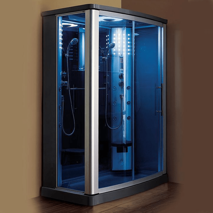 Mesa Steam Shower Blue Glass - WS-803L