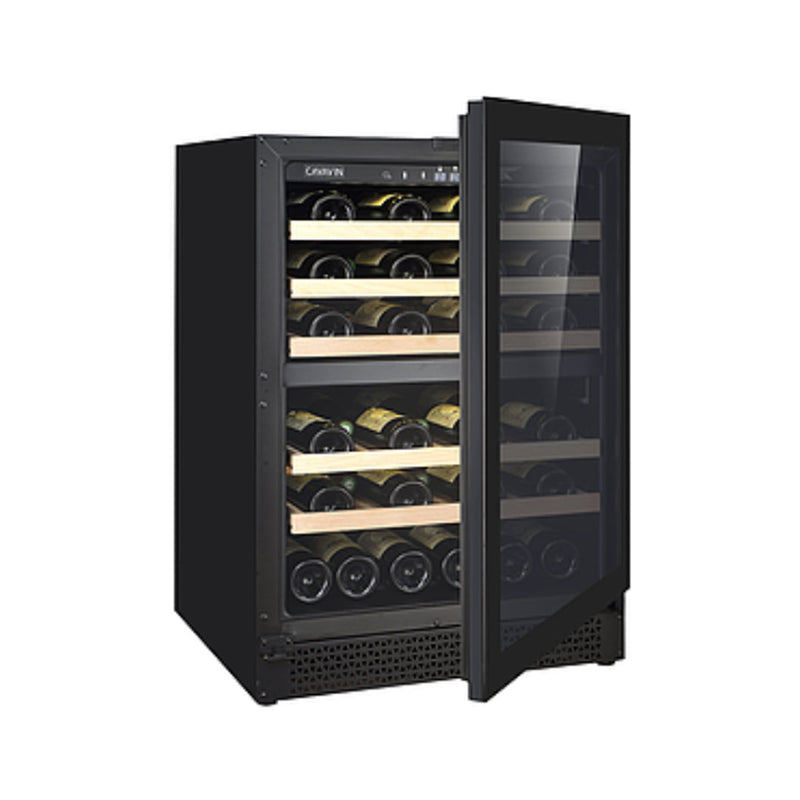 Cavavin Vinoa Collection - 24 In. Wine Cooler in Black - 41 Bottle - V-041wdzfg