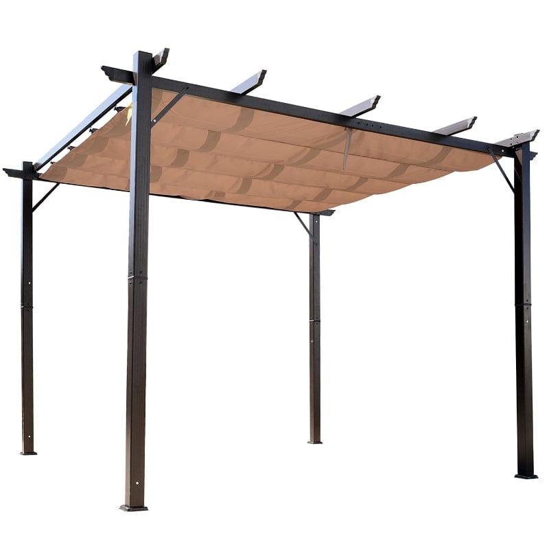 Outsunny 10' x 10' Outdoor Pergola Aluminum Gazebo - 84C-054BN