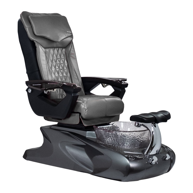 Viggo Ii Shiatsulogic LX Pedicure Chair - AYC-SPA-VIGGO-2-LX1807-849MTLGRY-18VBLK