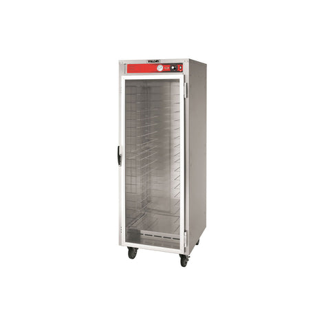 Vulcan 25" Non-Insulated 36 Full-Size Pan Heated Cabinet with Glass Door - 120V/2,000W - VHFA18