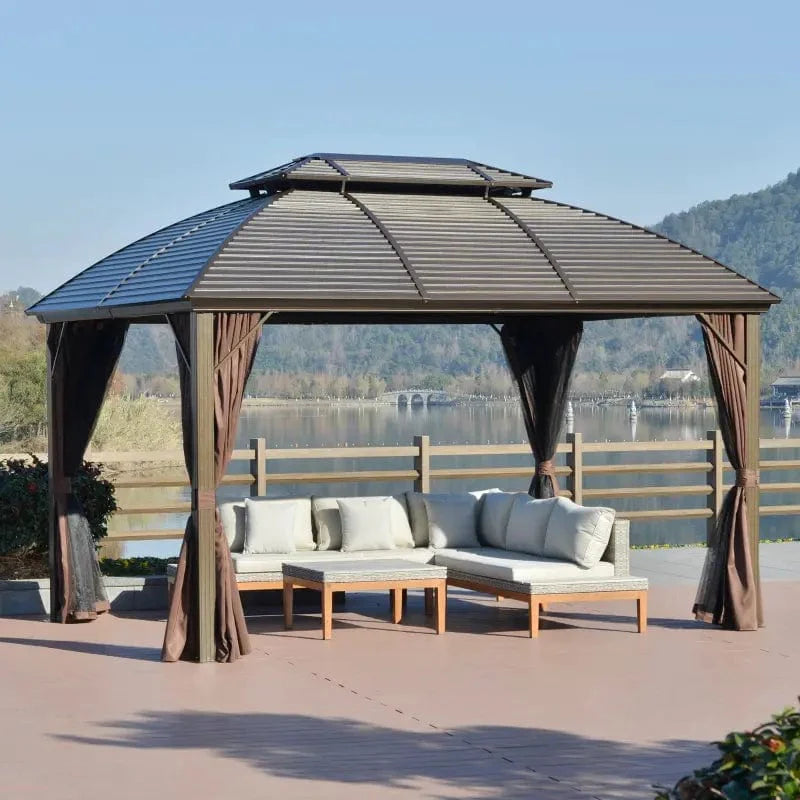 Outsunny 10x12 Hardtop Gazebo - 84C-205