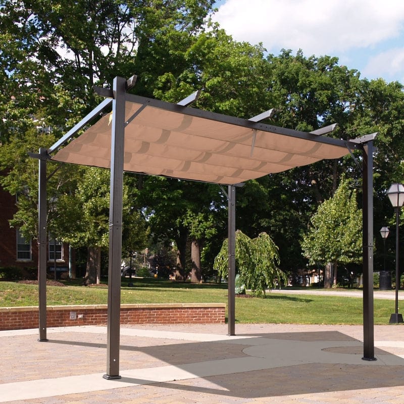 Outsunny 10' x 10' Outdoor Pergola Aluminum Gazebo - 84C-054BN