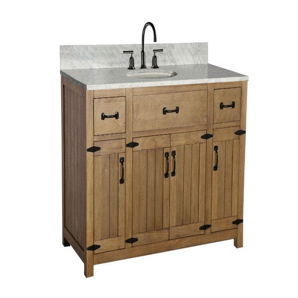 Legion Furniture WLF6044-48 48 Inch Weathered Gray Vanity with Matching Granite Top, No Faucet - Backyard Provider