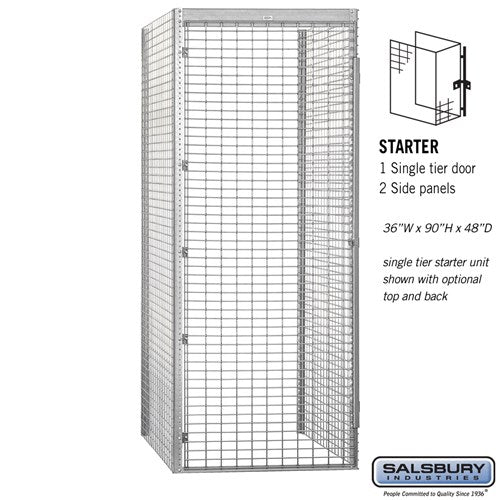 Salsbury 36" Wide Single Tier Bulk Storage Locker - 8134-A