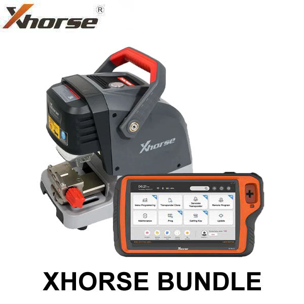 Xhorse - Complete Cut & Programming Bundle - Condor XC Dolphin XP-005 High Sec Portable Key Cutting Machine & VVDI Key Tool PLUS Tablet - XHS-DLPNKTP