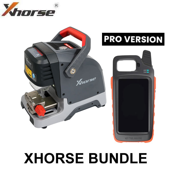 Xhorse - Complete Cut & Programming Bundle - Condor XC Dolphin XP-005 High Sec Portable Key Cutting Machine & VVDI Key Tool MAX Pro - XHS-DOLPHIN+KT-MAXPRO