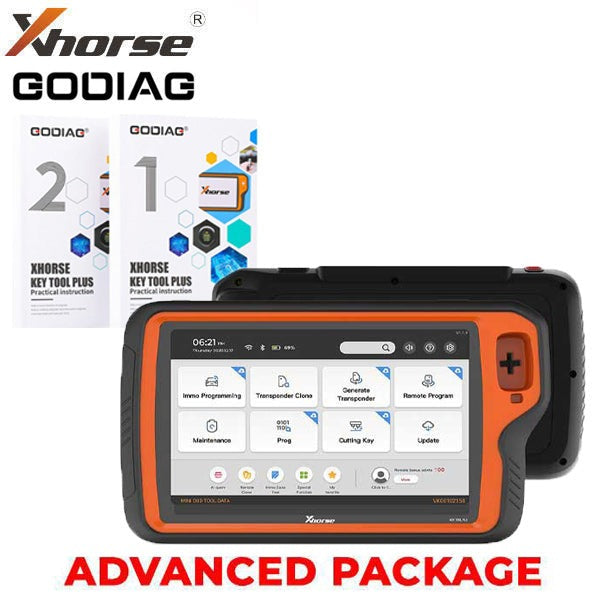 Xhorse Keytool Plus Tablet and GoDiag Key Tool Plus Practical Instruction Books 1 & 2 - XHS-GDG-KTP-KIT