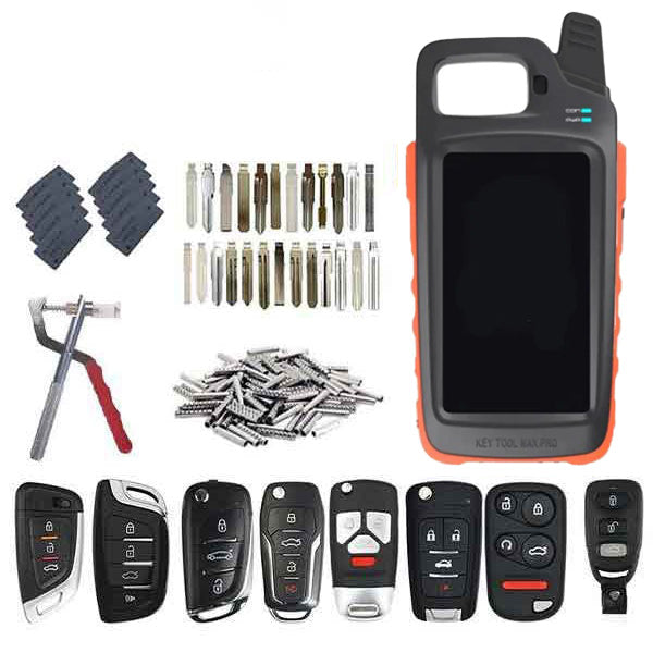 Xhorse NEW - VVDI Key Tool MAX Pro & Universal Remote Key Starter Bundle w/ Blades / Super Chips / Pins & Disassembling Tool - XHS-VVDI-MAXPRO-KIT