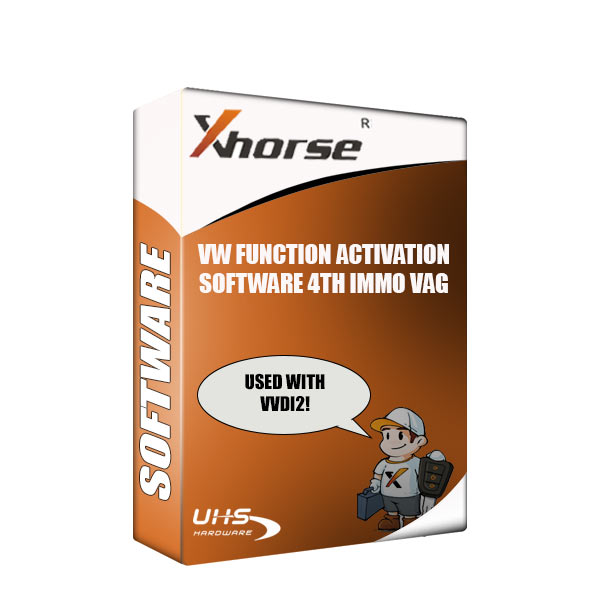 Xhorse - VW Function Activation Software - 4th IMMO VAG - VVDI2 - machine sold separately - XHS-XDV2F3EN