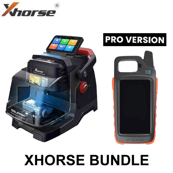 Xhorse - Complete Cut & Programming Bundle - Dolphin II XP-005L High Sec Portable Key Cutting Machine w/ Battery & VVDI Key Tool MAX Pro - XHS-XP005L+KT-MAXPRO